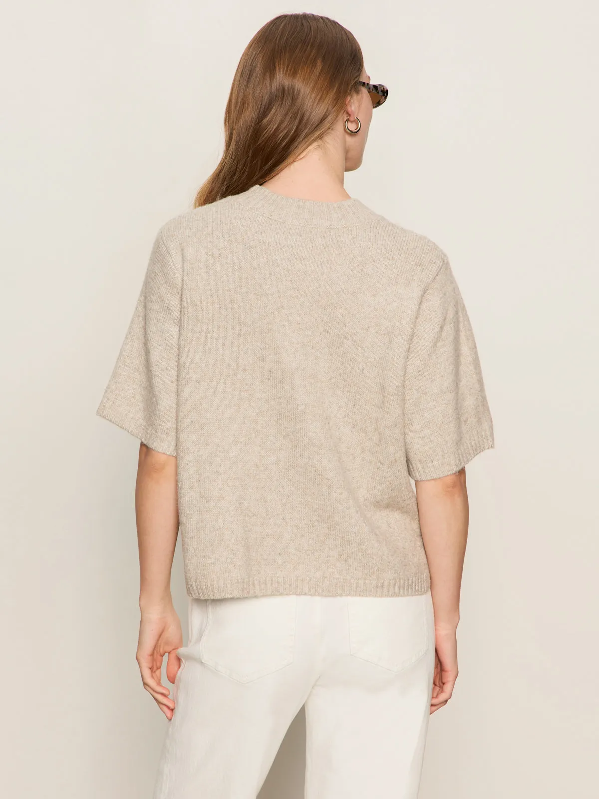 UltraSoftLining Perfect Sweater Tee Heather Pearl