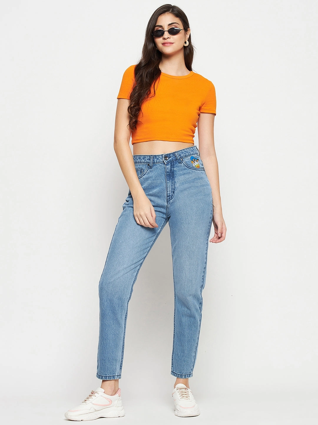 Madame Disney Print Blue Denim Lifestyle Piece
