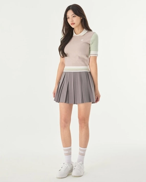 double pleated band skirt - Cocoa Fresh Style