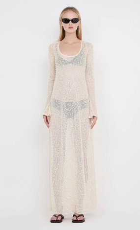 EDITH LONG SLEEVE GOWN - BUTTERCREAM Polished Form