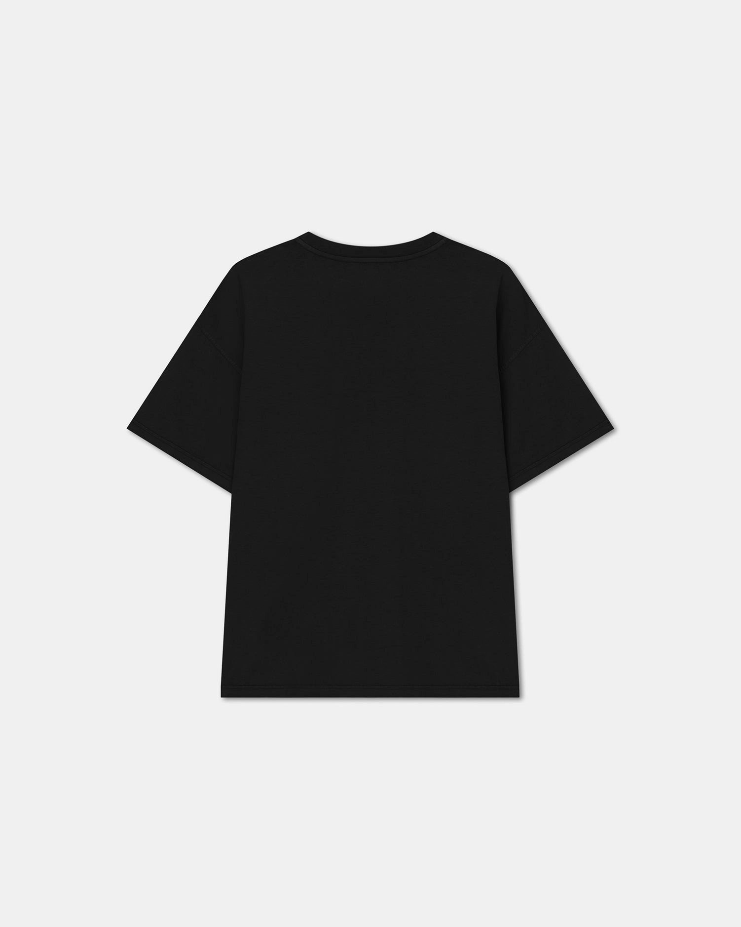 Odor Control Technology Breathable Underarm Gussets Wren - Embroidered Cotton-Jersey T-Shirt - Black