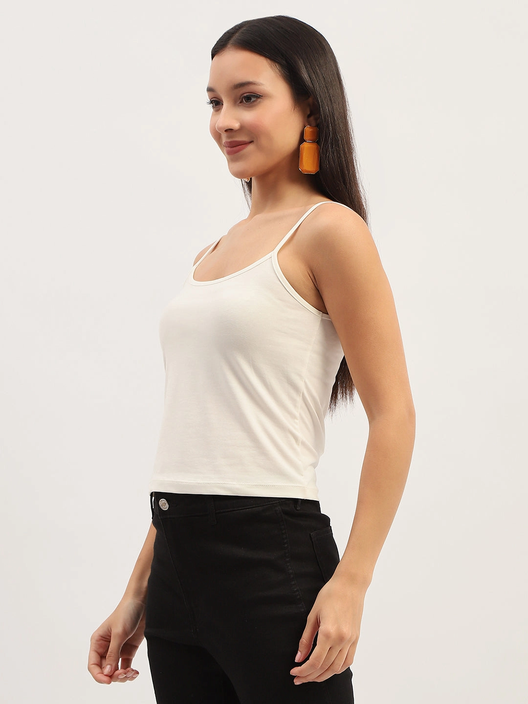 HighDensityFoam DurableCollarStays Madame Tie Dye Ivory Top