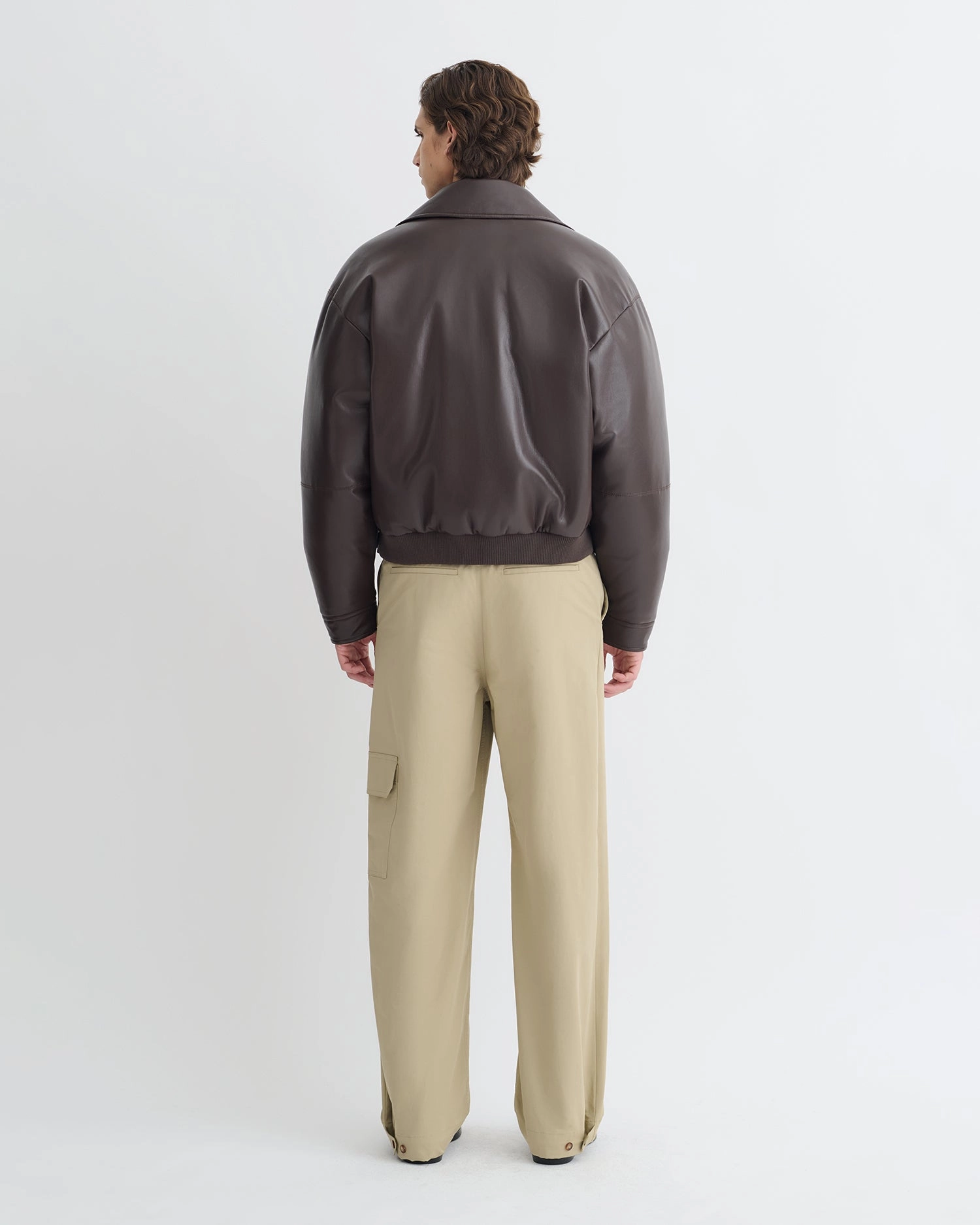 Seamless Bonding Zaler - Okobor? Alt-Leather Jacket - Coffee Ground