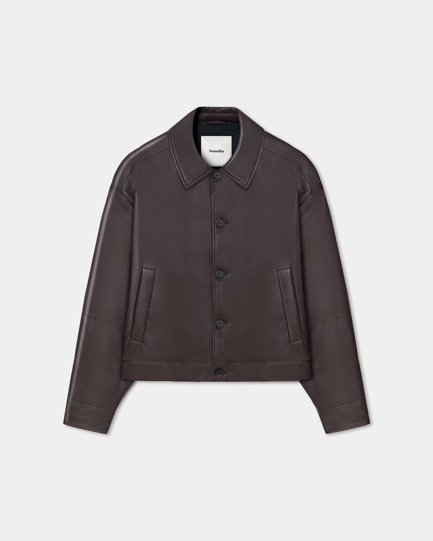 Style Statement Zaler - Okobor? Alt-Leather Jacket - Coffee Ground