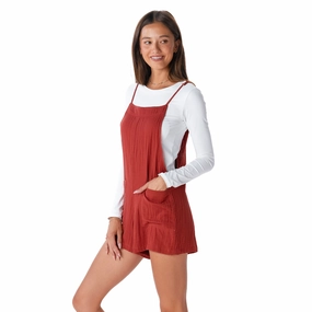 Autumn-Season Functional-Design Seaside Spice Boardwalk Romper