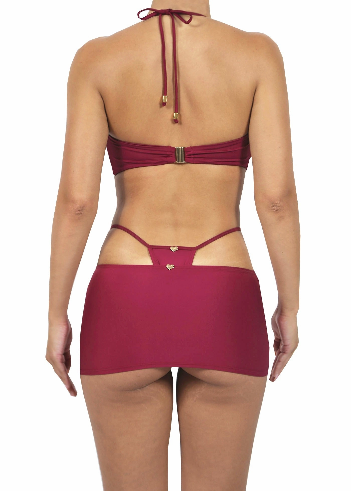 LongSleeve ELEKTRA SKIRT | WINE
