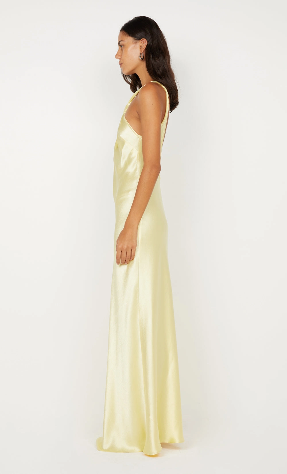 Celebration Wear FlatlockSeam ELISIA TWIST MAXI DRESS - ICE YELLOW
