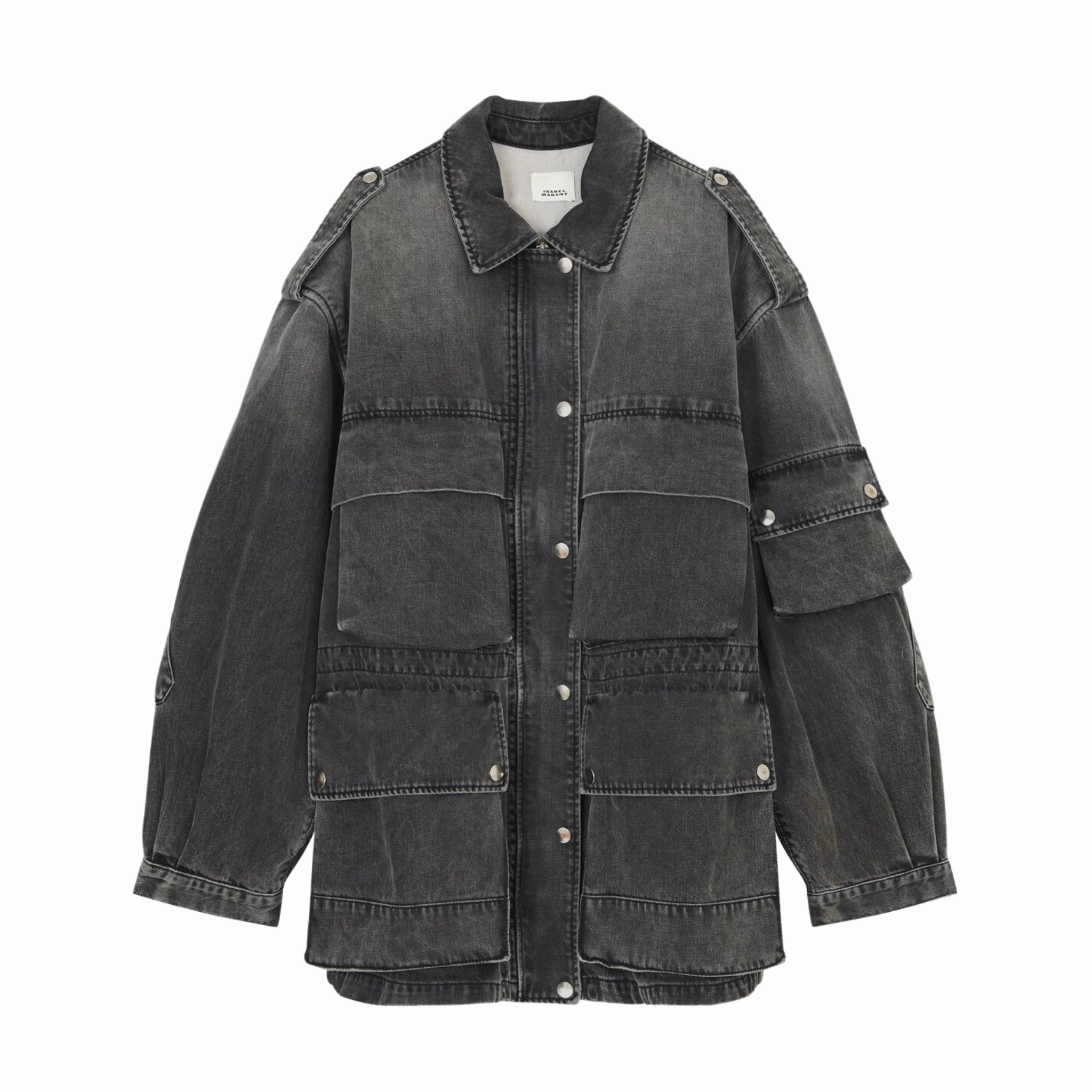 Elize Oversized Denim Jacket Ultraviolet Protection