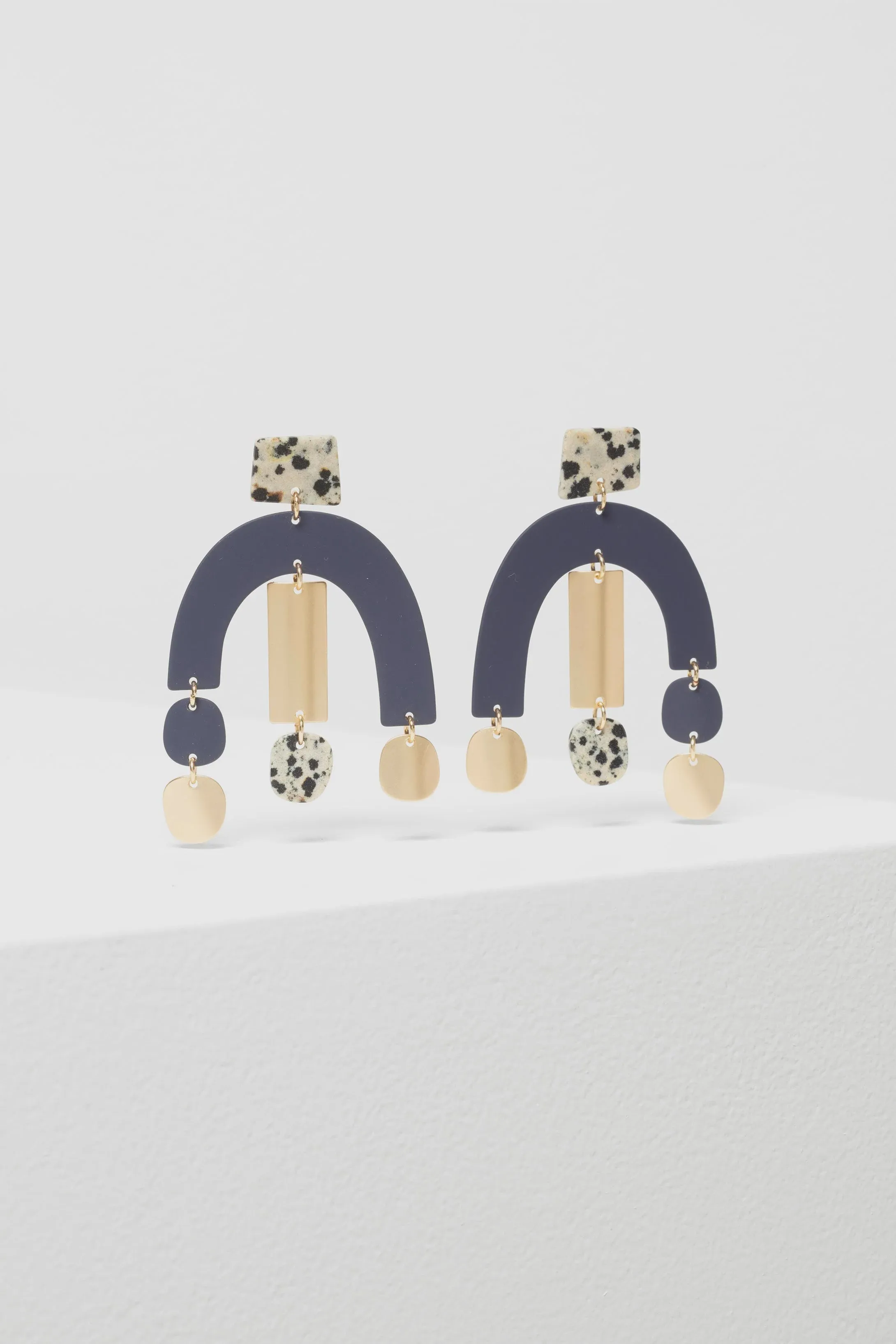 Elk Maddi Drop Earring - Steel Blue