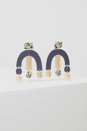 Elk Maddi Drop Earring - Steel Blue