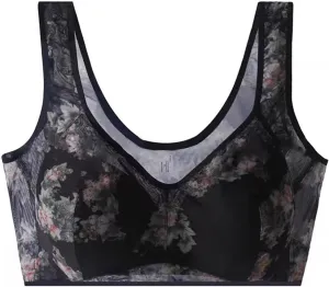 Ellebloom Lace Buttonless Comfortable Bra, Miracharm Bras, Seamless Wireless Push up Bras for Women, Push-Up Lace Bra