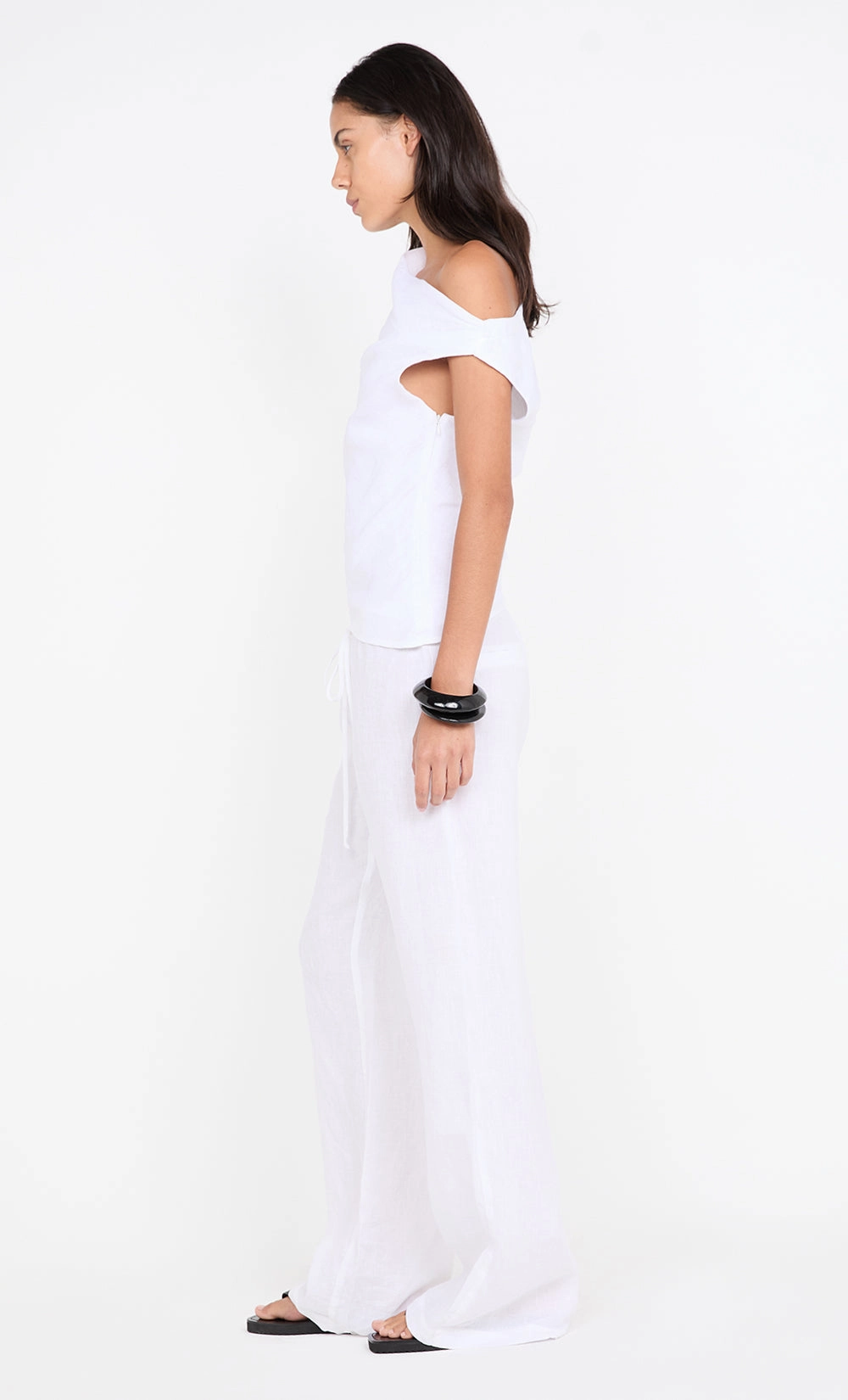 ELYCE PANT  - WHITE Weekend Chic