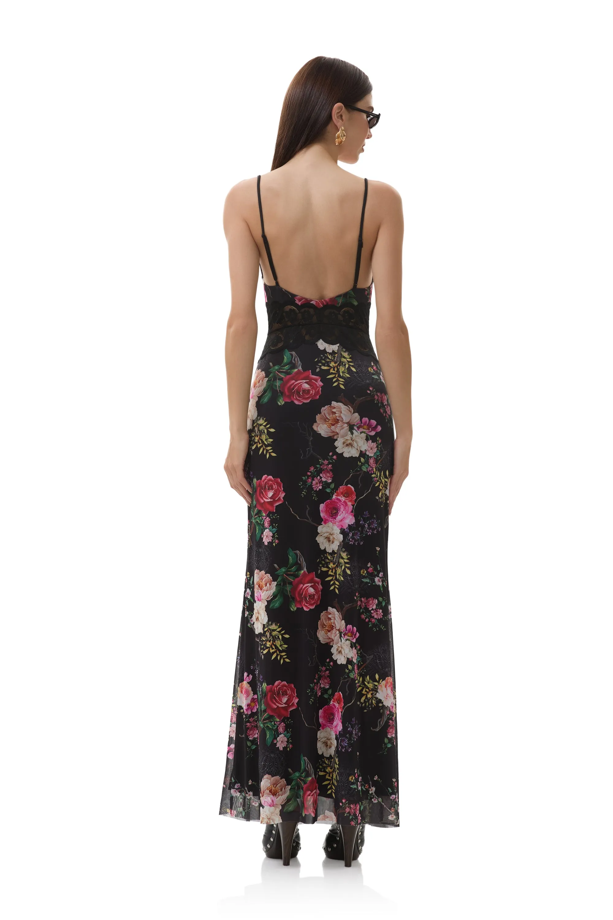 Soul Warm Elyse Dress - Noir Summer Rose