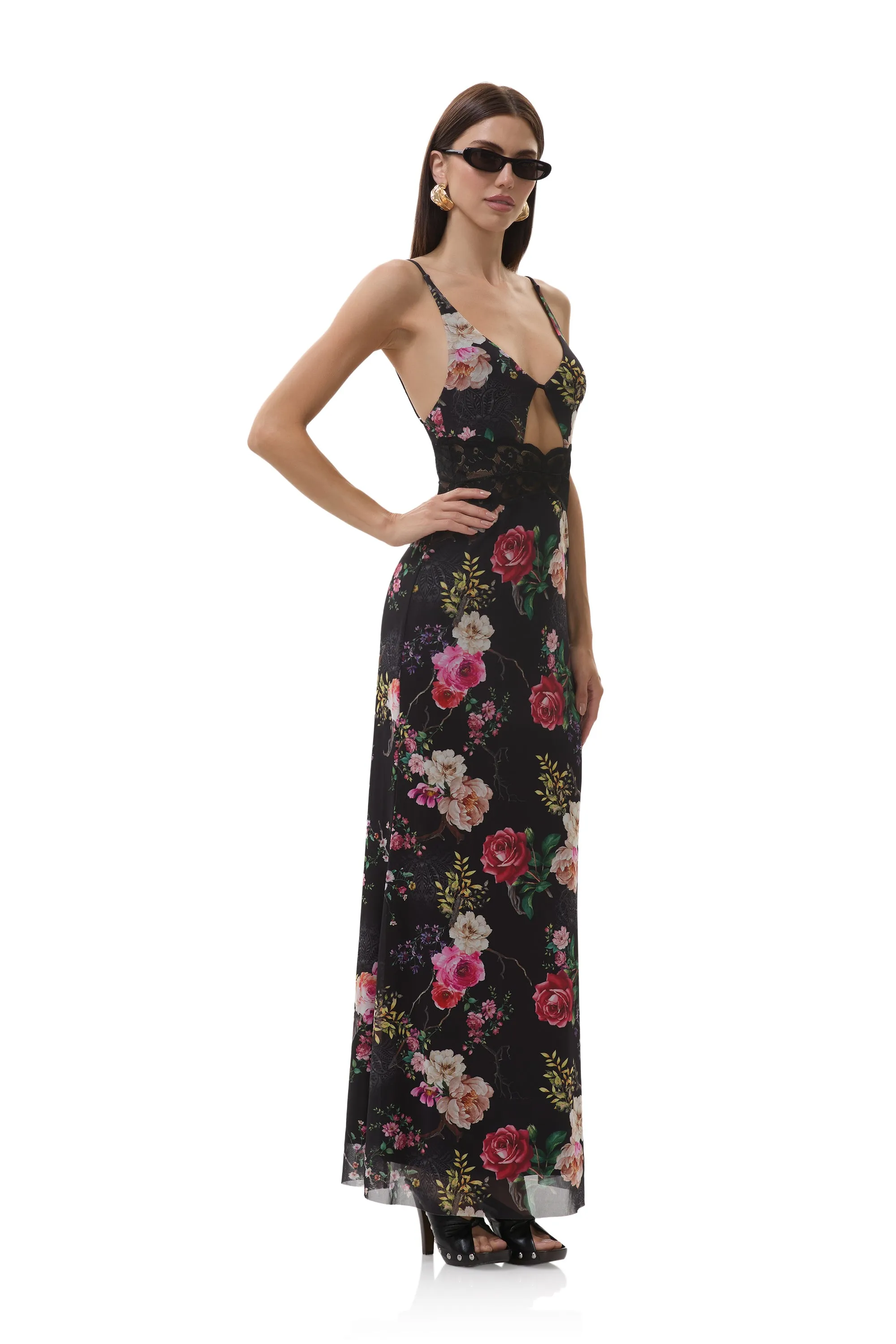 All Daywear Tassel-Detail Elyse Dress - Noir Summer Rose