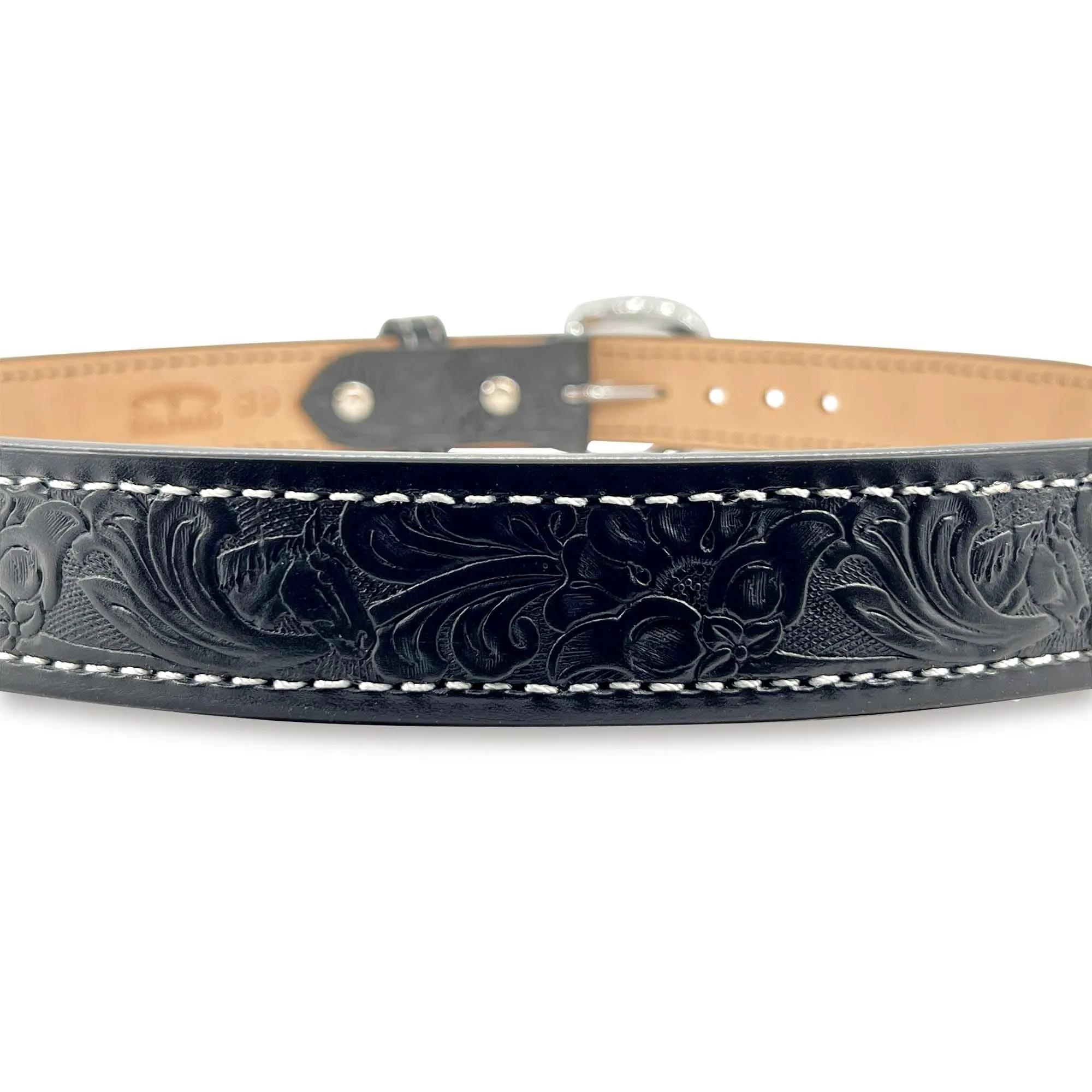 EMBOSSED QUICK SHIP Dual-Layer Bullhide Gun Belt