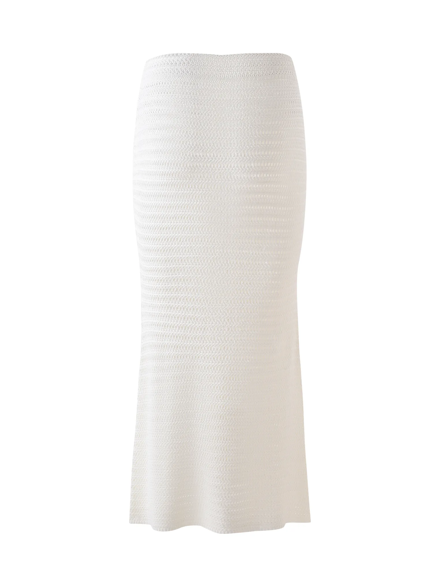 slim fit Graceful Look EMELYN MIDI SKIRT - CREAM
