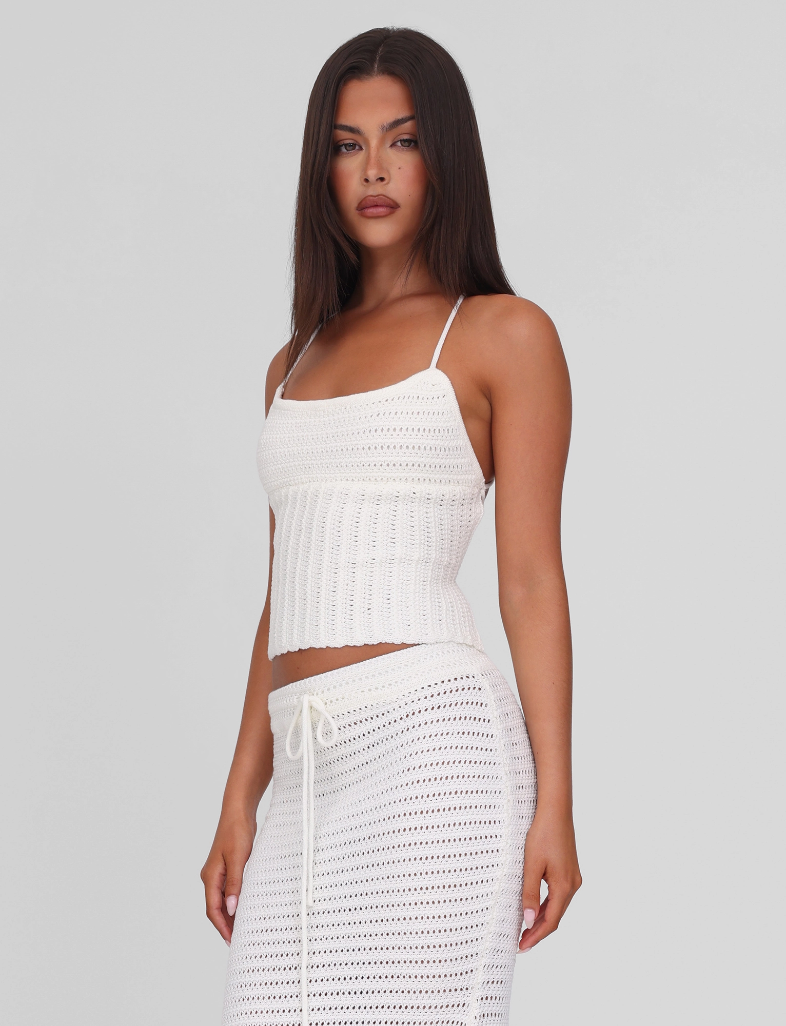 FlexibleLayeredConstruction EMELYN TOP - CREAM