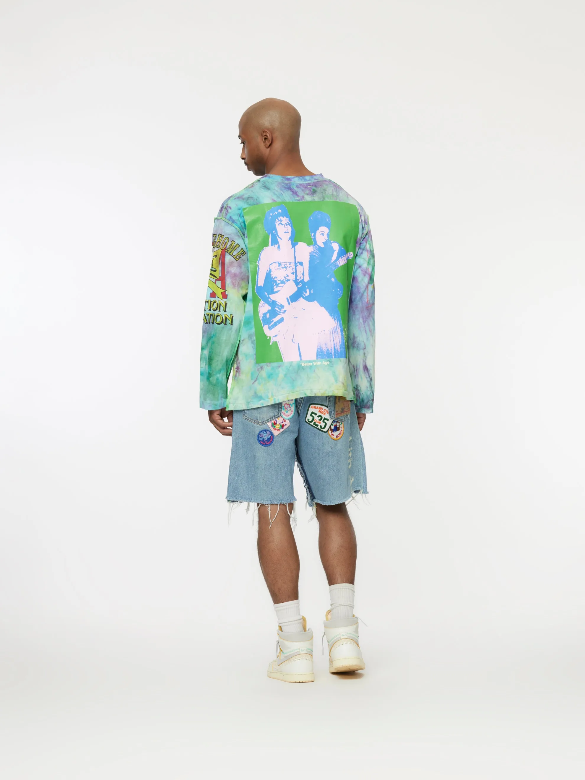 Encore Tie Dye Reversible L/S Tee