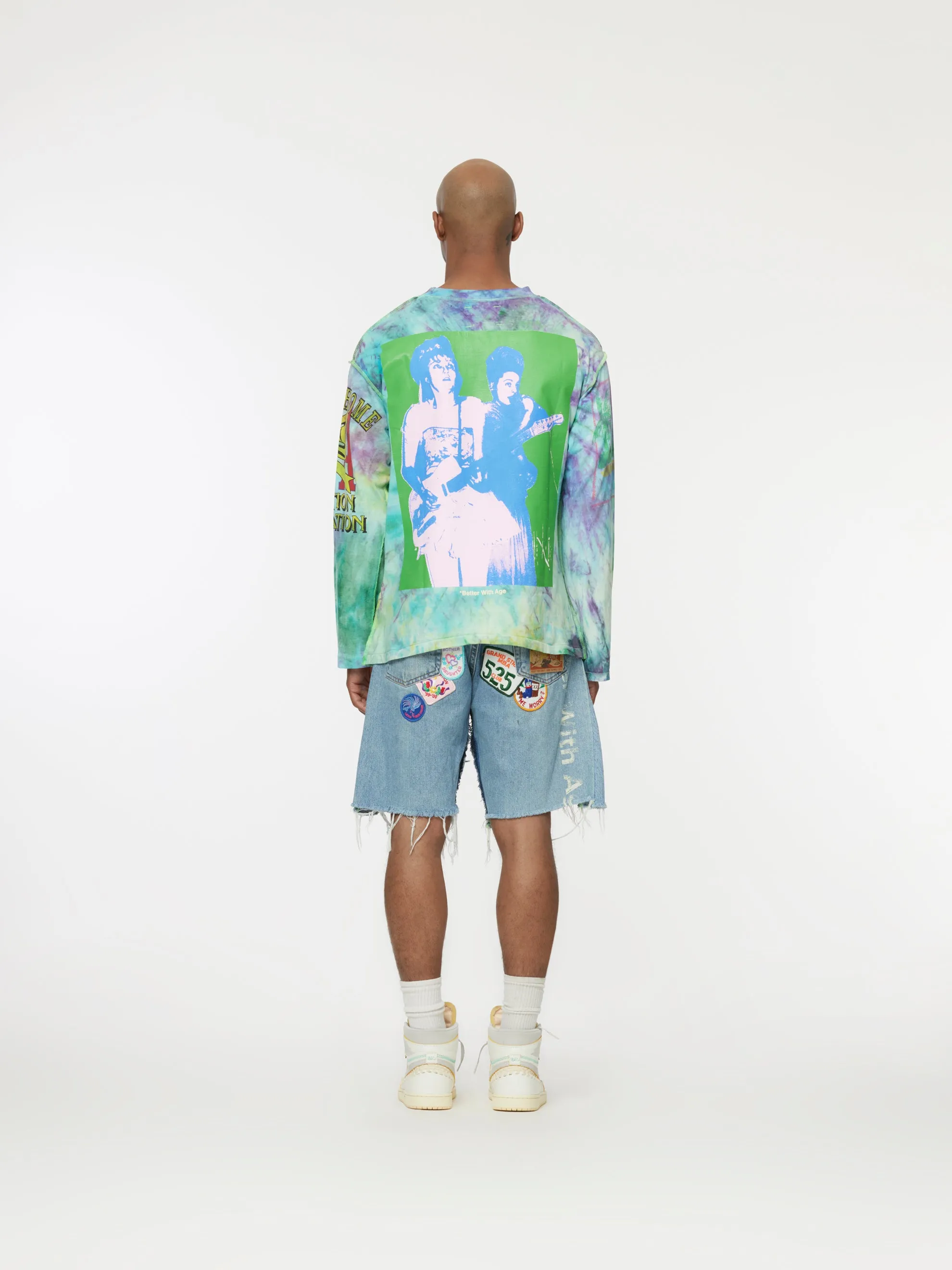 Encore Tie Dye Reversible L/S Tee