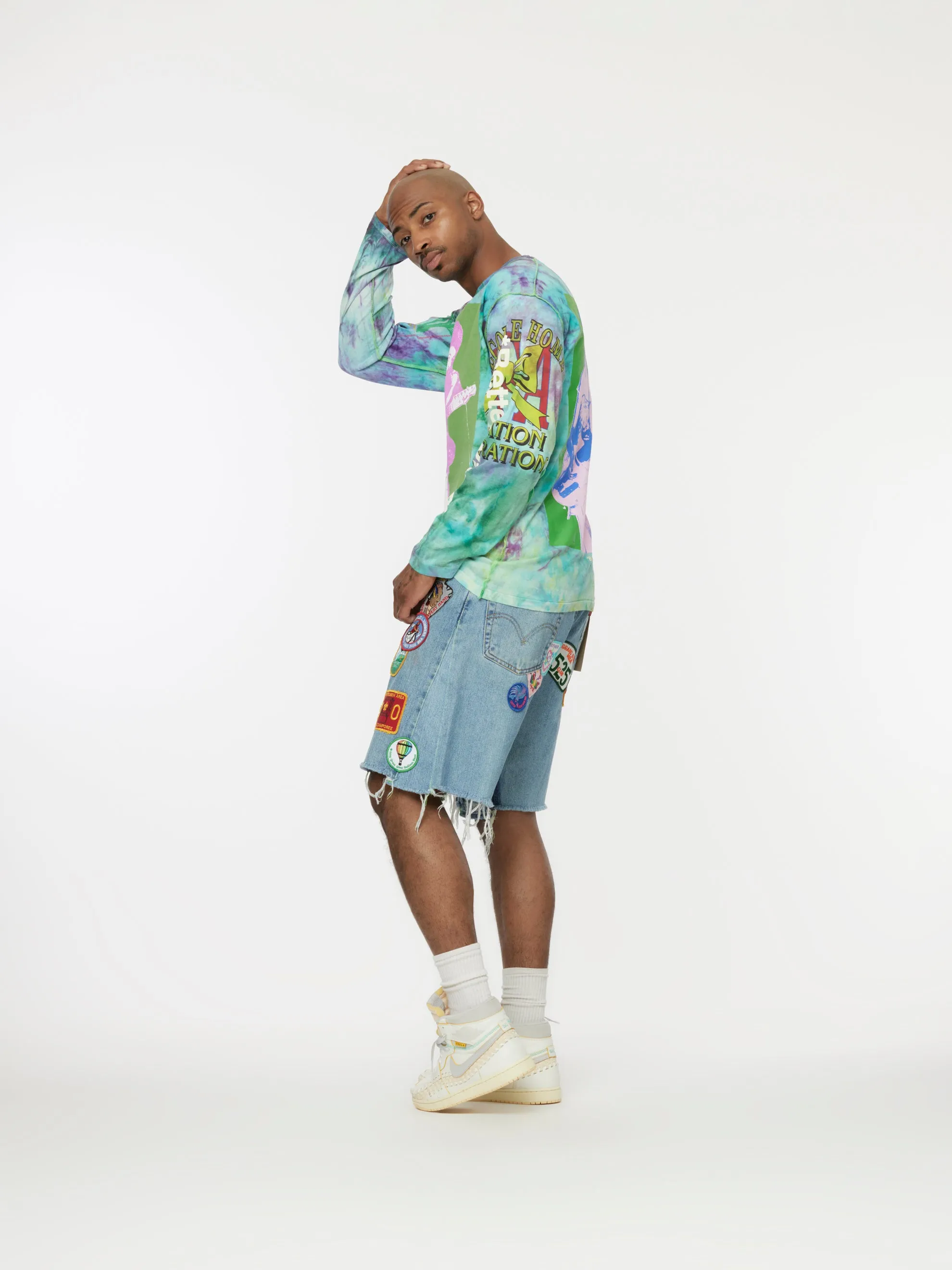 Encore Tie Dye Reversible L/S Tee