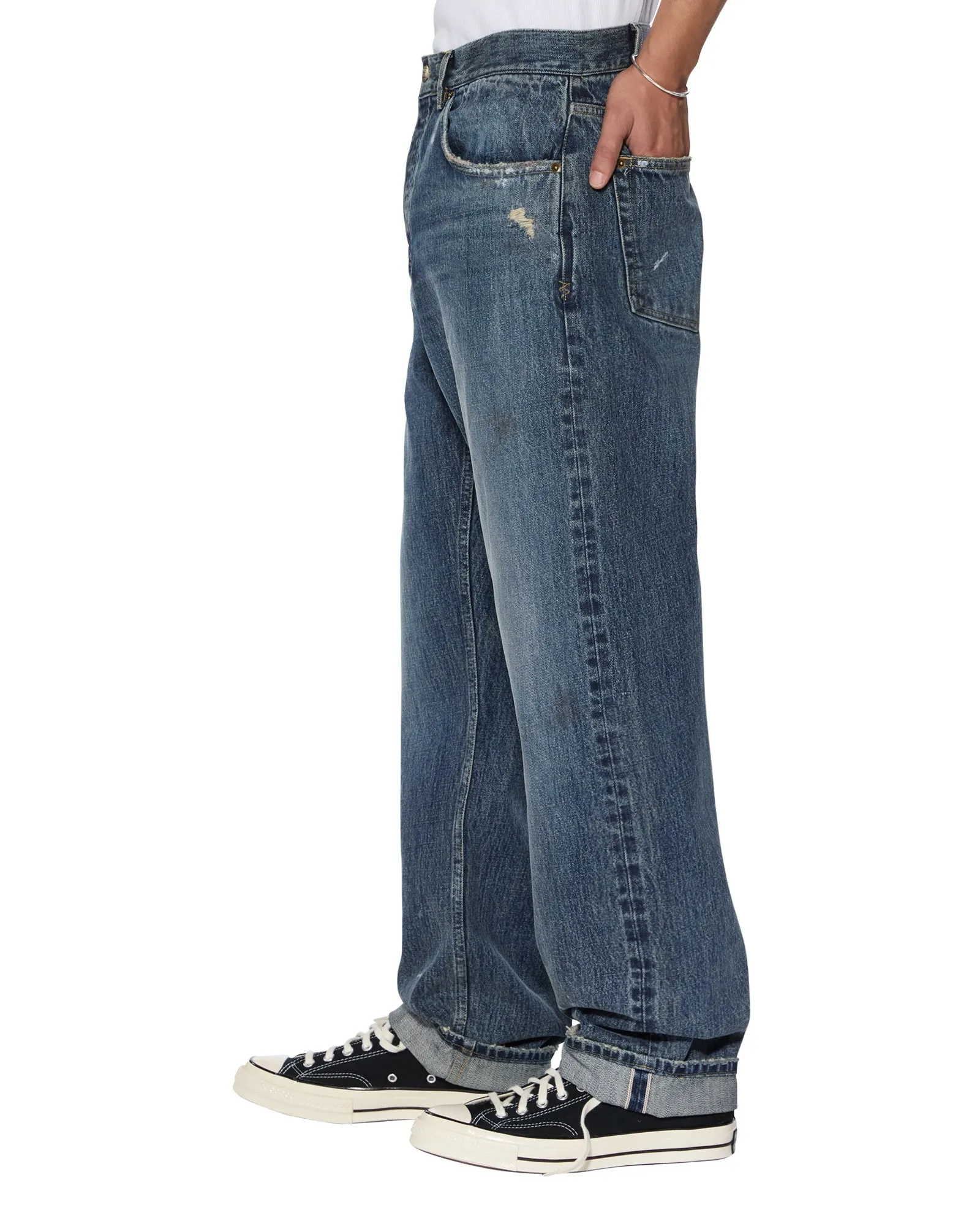 Smooth Lightweight Classic Vibe ANTI K SELVEDGE ARTIST BLUE
