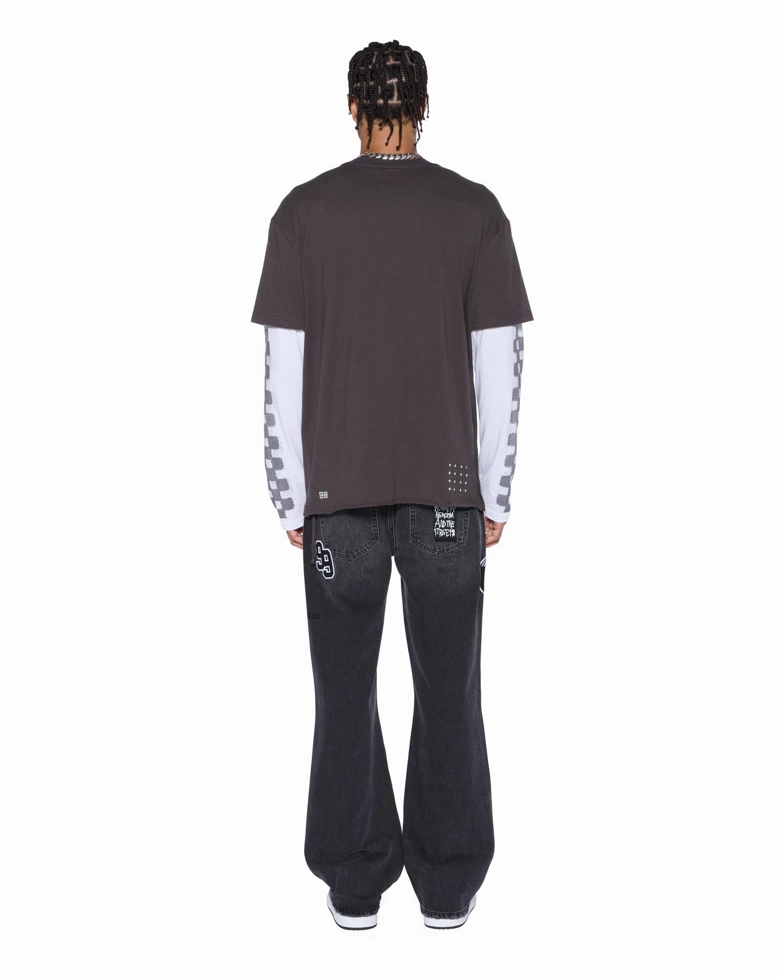 ENGINE LS LAYER TEE FADED BLACK Active Wear Stylish and Fun