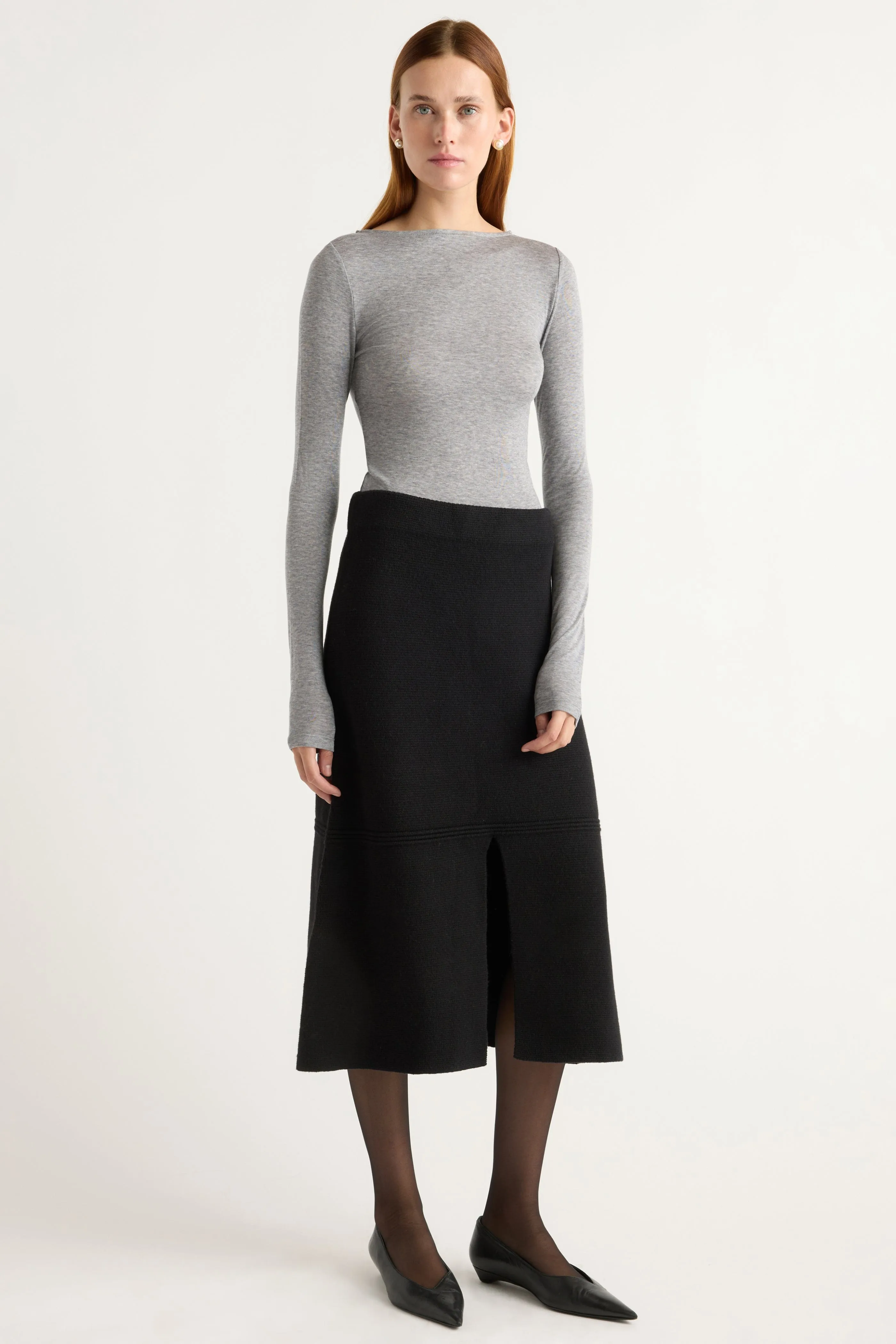 Lora Organic Cotton-Wool Skirt Spring Brunch