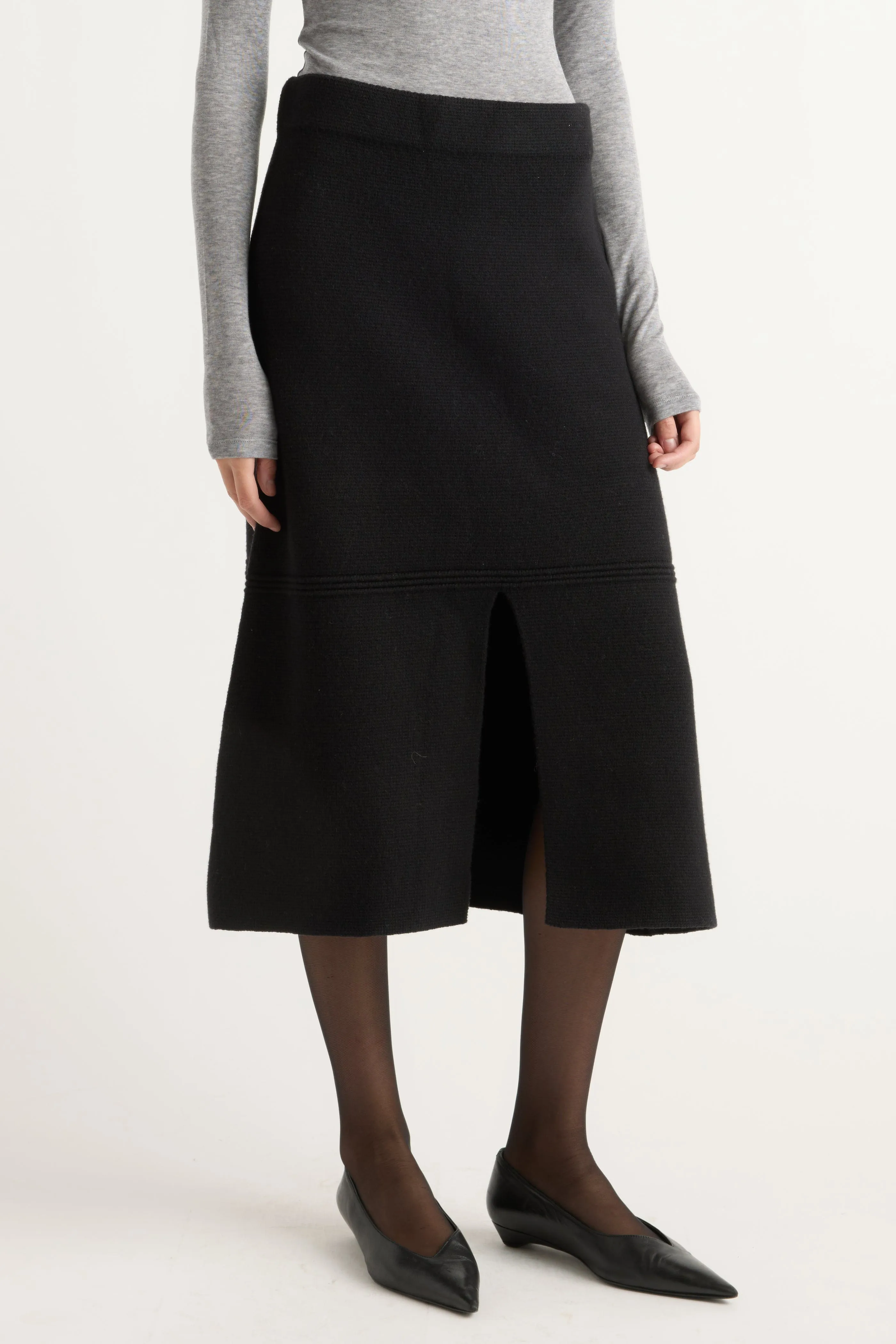 Weekend Style Style Staple Lora Organic Cotton-Wool Skirt