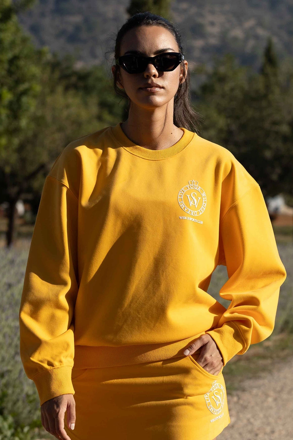 Essential Crewneck Sweatshirt Quick-Dry Fabric
