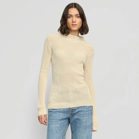 Winter Must-Have Wear Versatile Look Lynne Slim Semi-Sheer Sweater