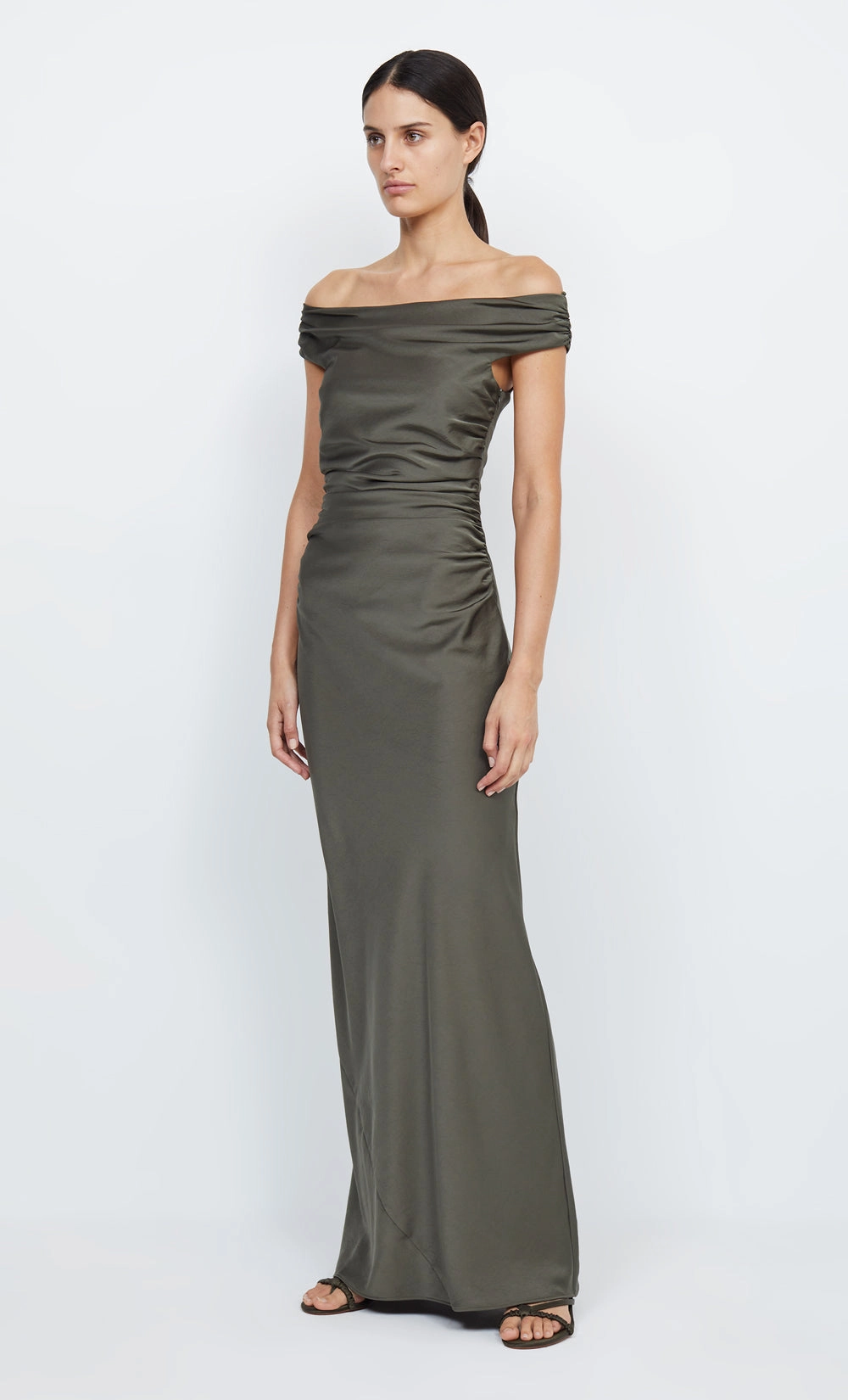 ETERNITY OFF SHOULDER MAXI - DARK WILLOW Smart Layer Flattering Design Wear