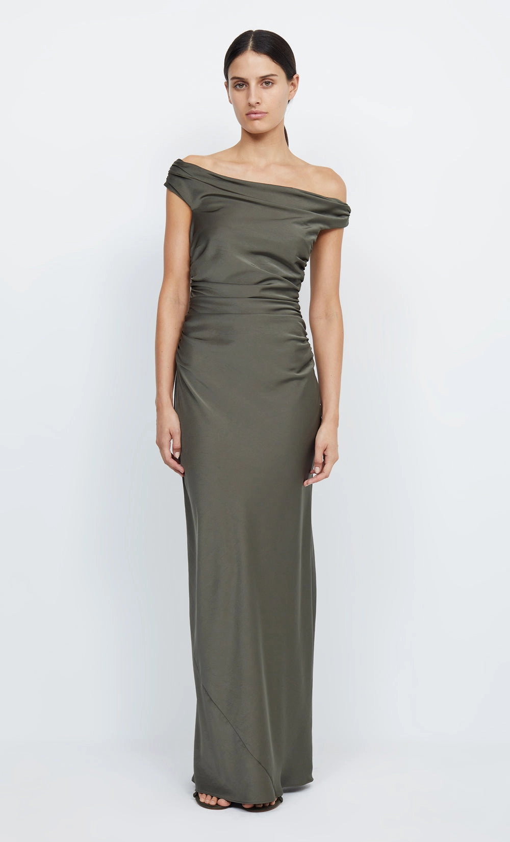ETERNITY OFF SHOULDER MAXI - DARK WILLOW Cozy Vibes