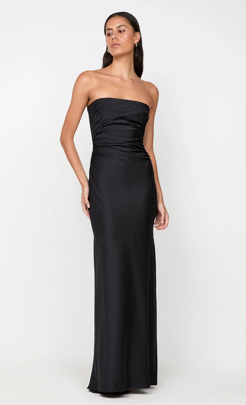 Chic beachwear dress ETERNITY STRAPLESS MAXI DRESS - BLACK