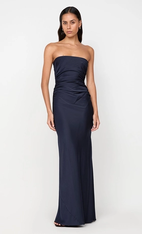 Peace Glow Inner Feel ETERNITY STRAPLESS MAXI DRESS - INK