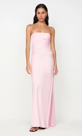 ETERNITY STRAPLESS MAXI DRESS - POWDER PINK Refined Style Neutral Flow