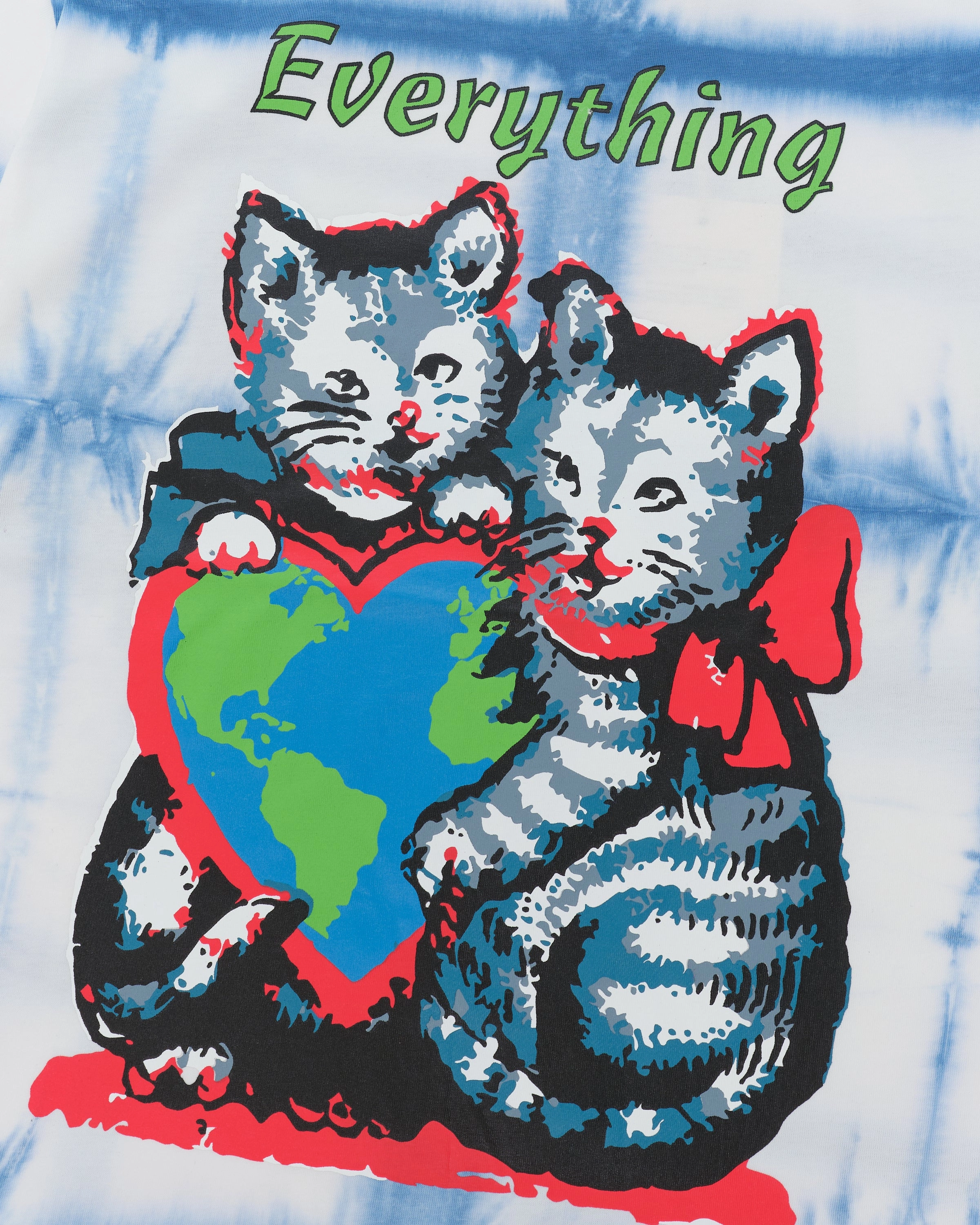 Street Casual Look Striped modernity Grateful Tee SS - Indigo Kitten Courage