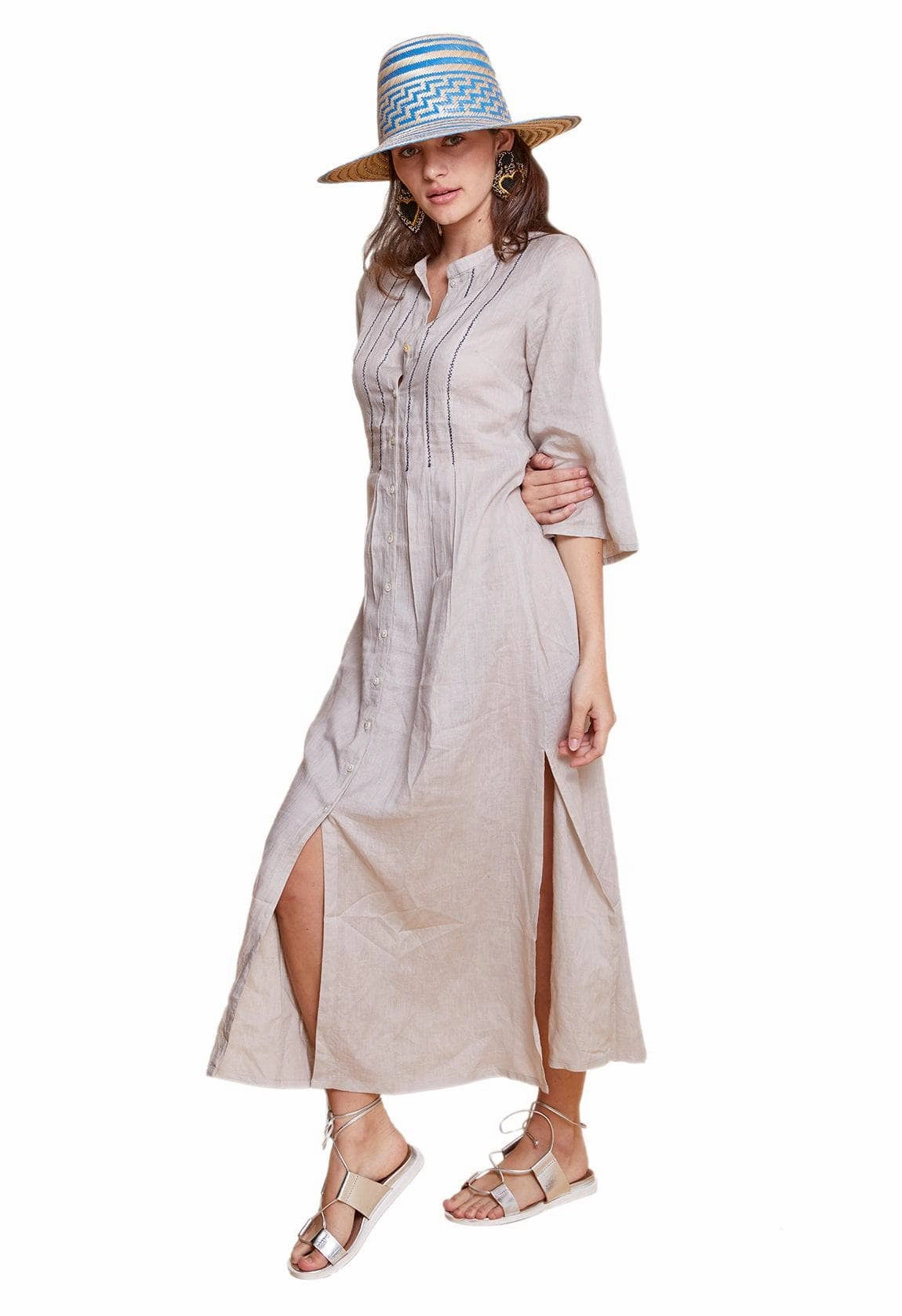 EVELINA LONG TUNIC GREY Midnight Mood