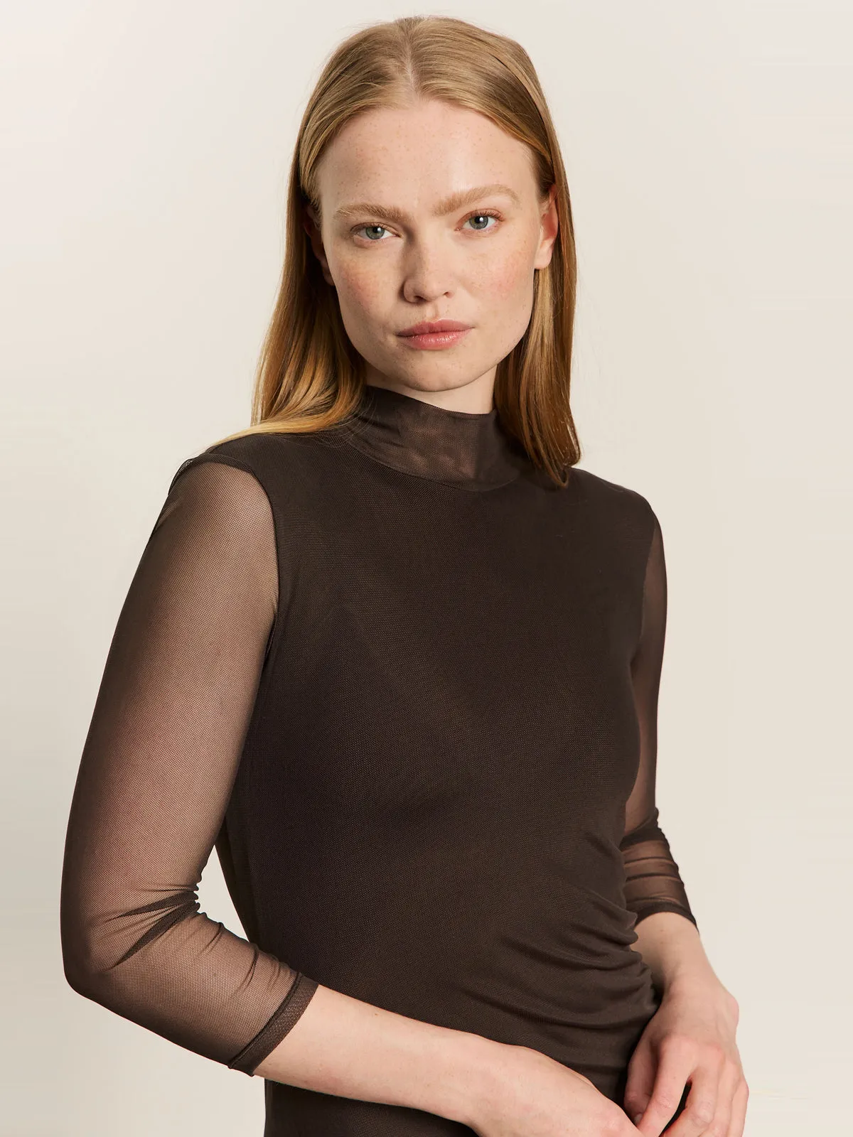 Night Out Mock Dress Semi Sweet Must-have Luxury-Fabric
