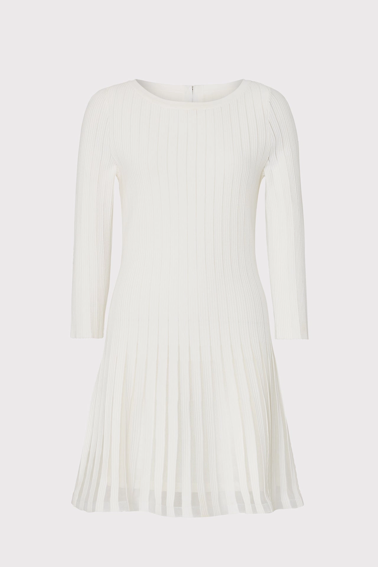 Simple Silhouette Tabitha Sheer Godet Mini Dress