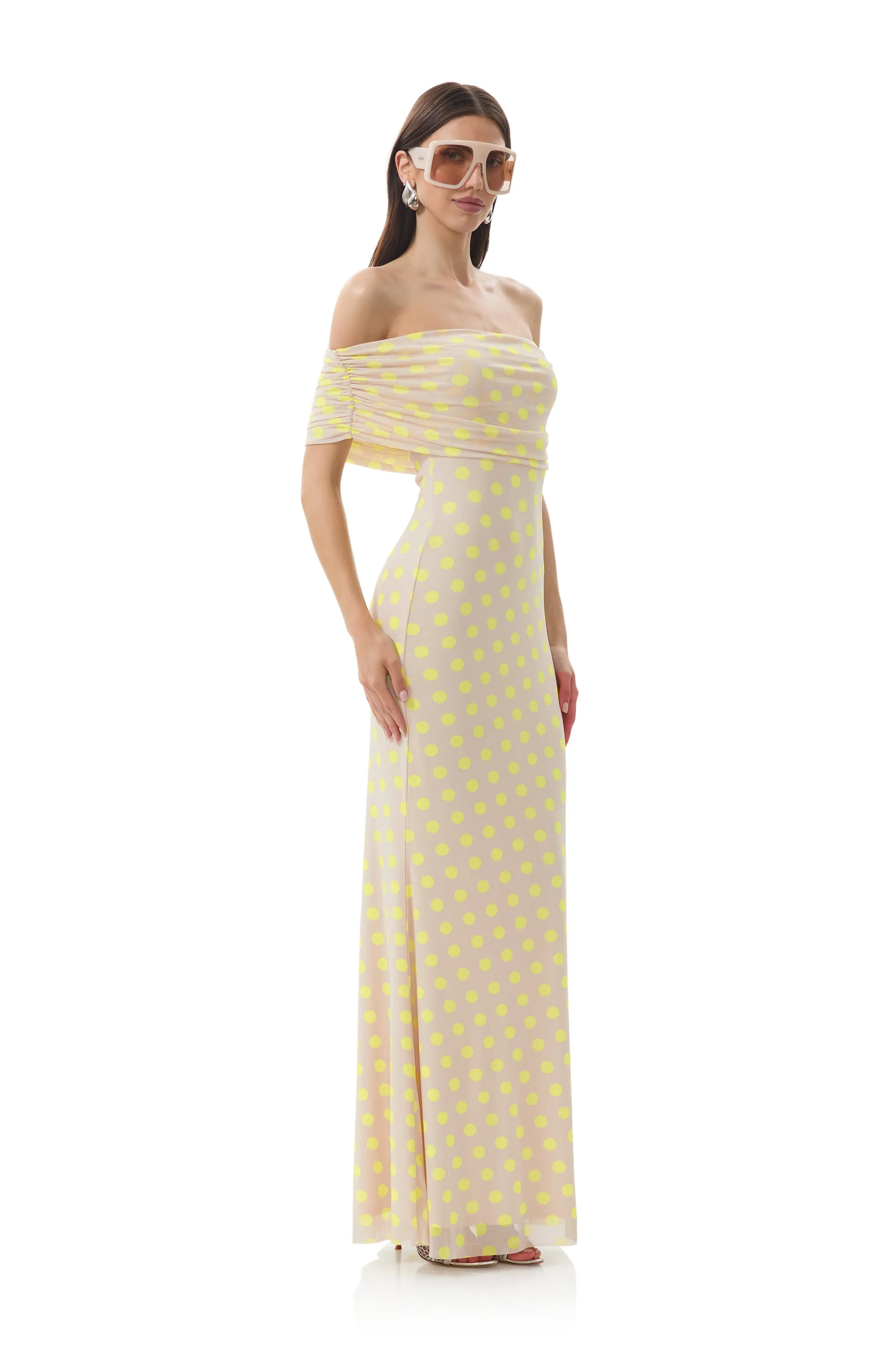 Radiant Mood Satin Grace McCall Dress - Sun Dot