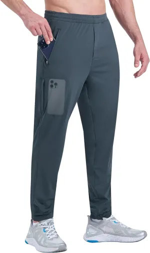 EZRUN Men's Joggers Stretch Athletic Workout Golf Pants Quick Dry Work Sweatpants Running Gym Hiking Track Pants