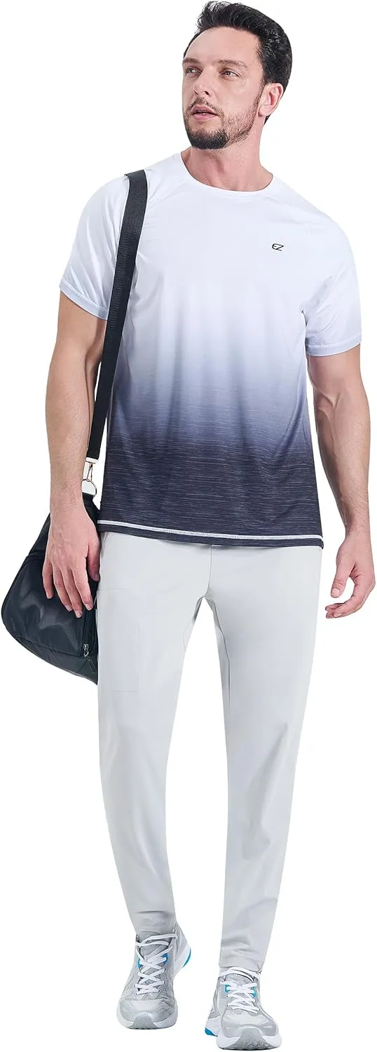 EZRUN Men's Joggers Stretch Athletic Workout Golf Pants Quick Dry Work Sweatpants Running Gym Hiking Track Pants
