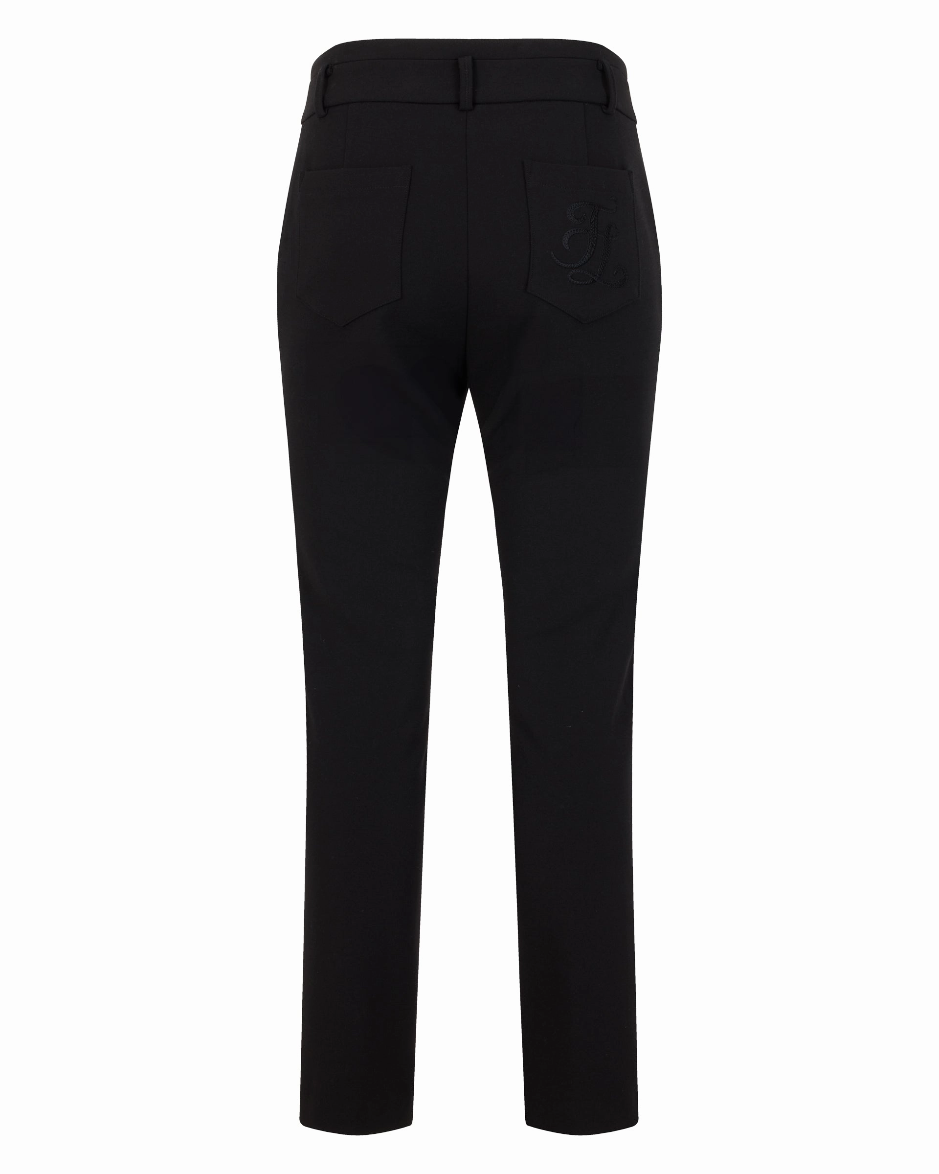 Fair Liar High waist Slim Fit Pants - Black SoftLining