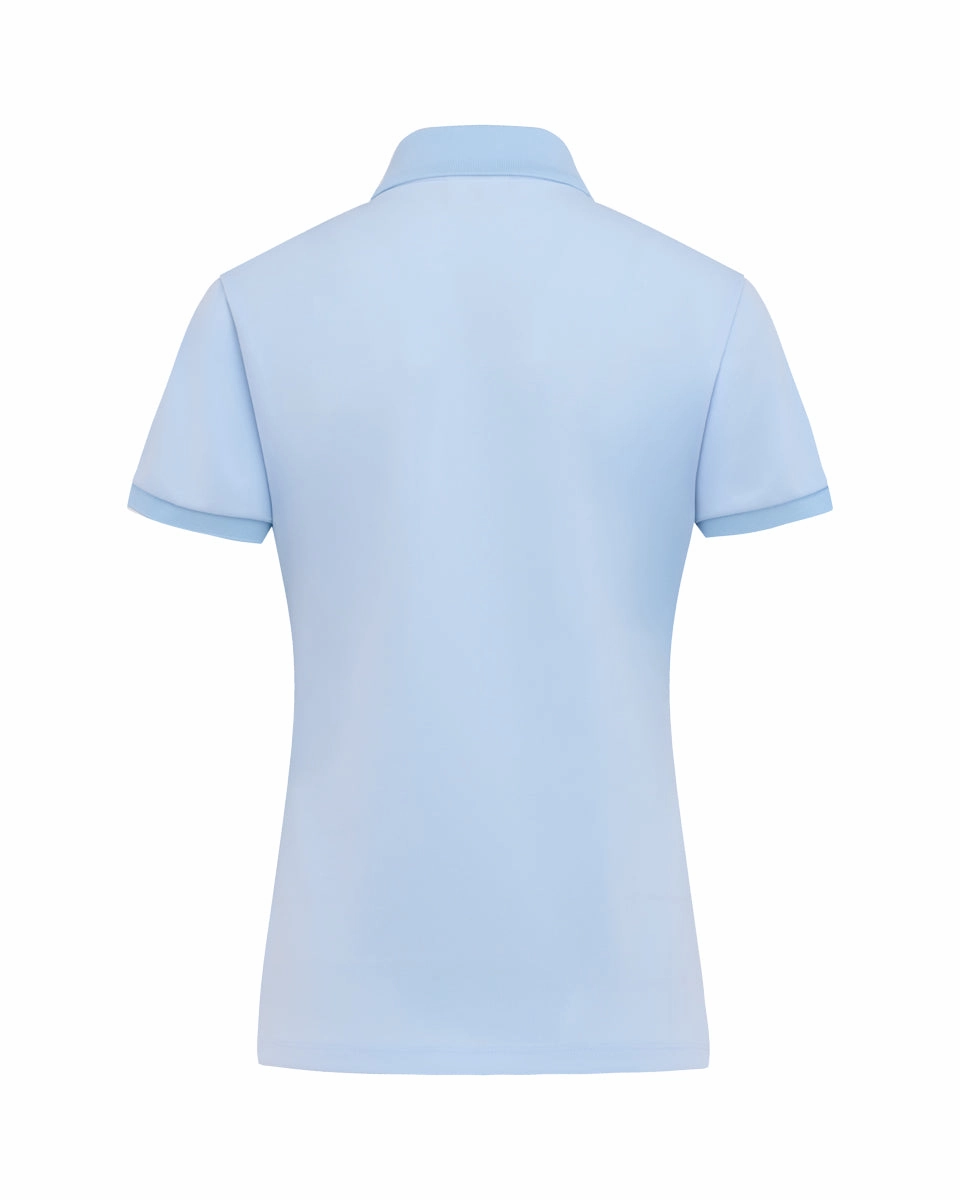 Fair Liar loose fit polo t-shirt - Light Blue Friction Resistant Edges
