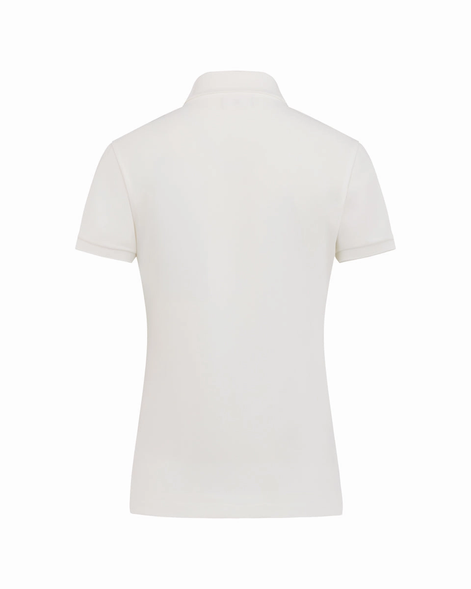 Fair Liar loose fit polo t-shirt - White Reversible Layering Tech