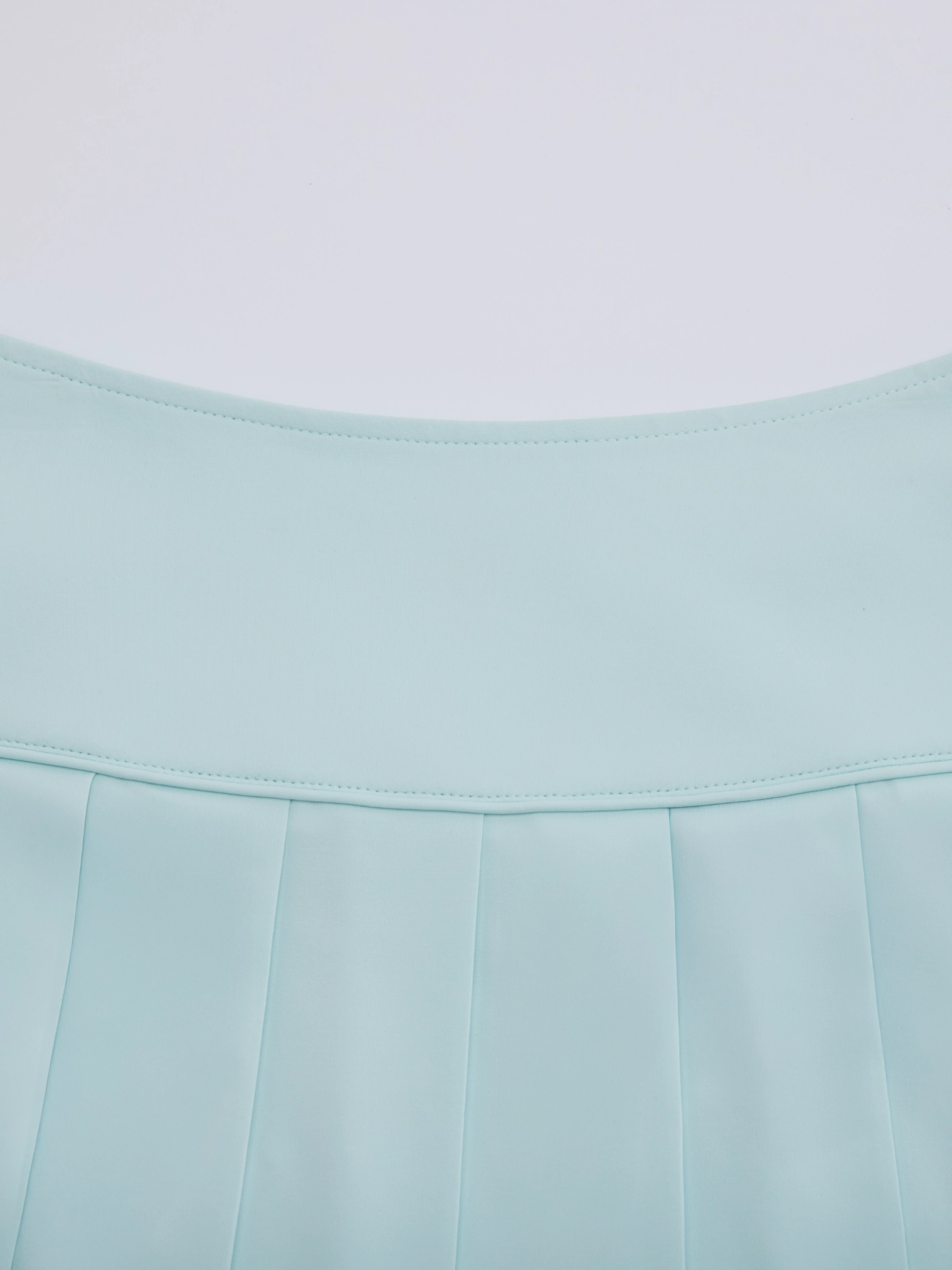 Fair Liar Performance Pleated Skirt - Mint lace accents Breezy Fit