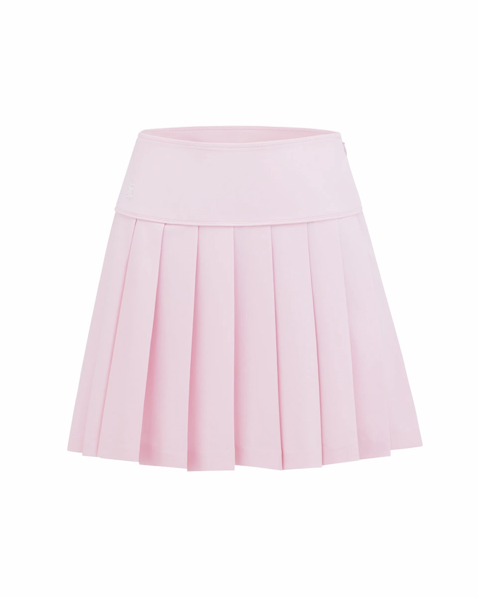 Fair Liar Performance Pleated Skirt - Pink Comfort Wear Aesthetic Look