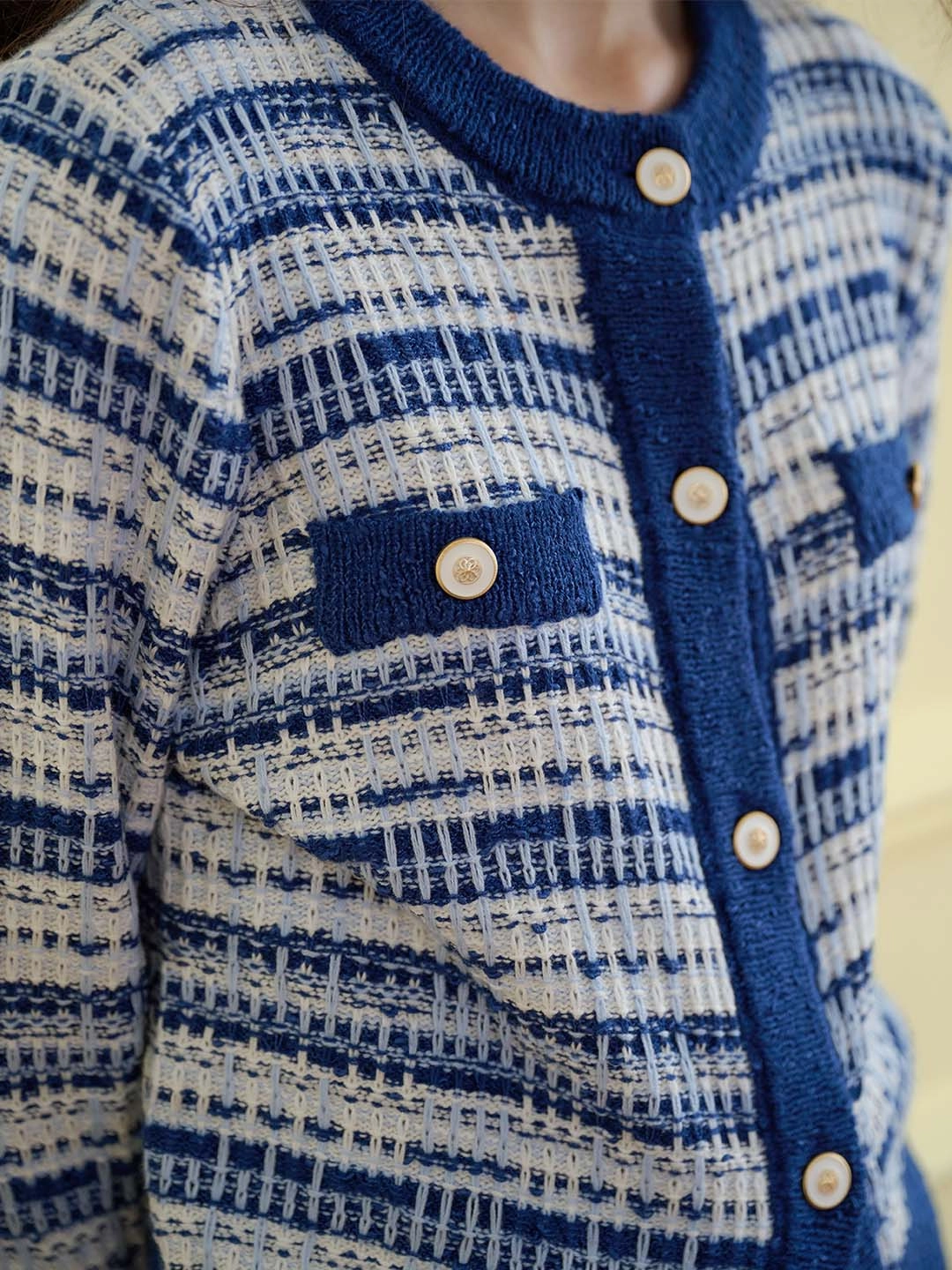 ??Flash Sale??Oakley Crew Neck Contrast Sweater Cardigan Classic Casual Weekend Vibes