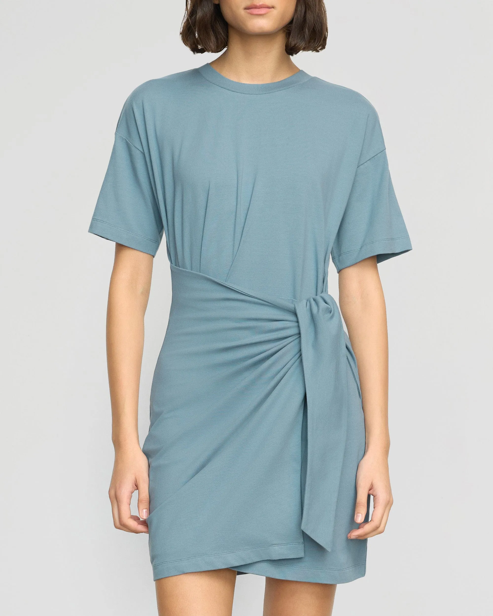 Fallon Organic Cotton T-Shirt Wrap Dress Daily Mood