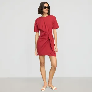 Graduation-Event Relaxed Style Wear Fallon Organic Cotton T-Shirt Wrap Dress